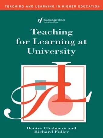 Teaching for Learning at University cover