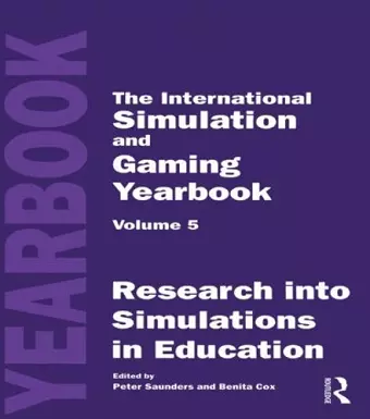 International Simulation and Gaming Yearbook cover