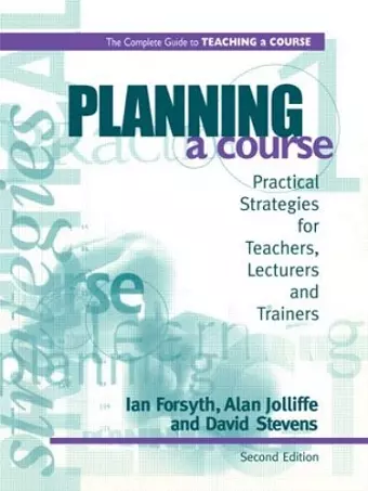 Planning a Course cover