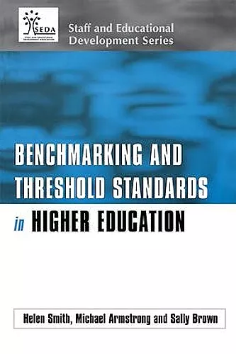Benchmarking and Threshold Standards in Higher Education cover