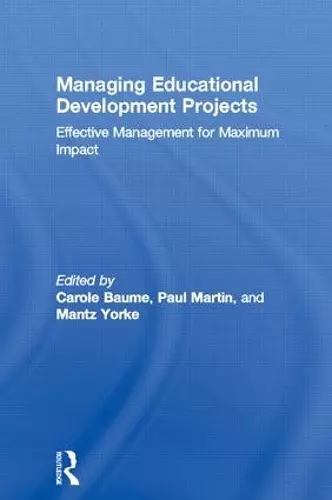Managing Educational Development Projects cover