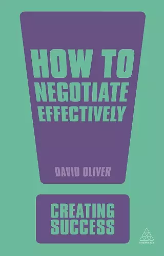 How to Negotiate Effectively cover