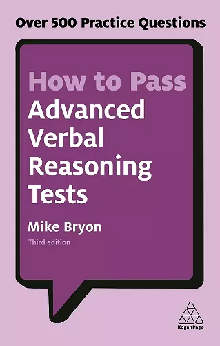 How to Pass Advanced Verbal Reasoning Tests cover