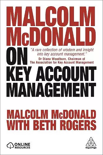 Malcolm McDonald on Key Account Management cover