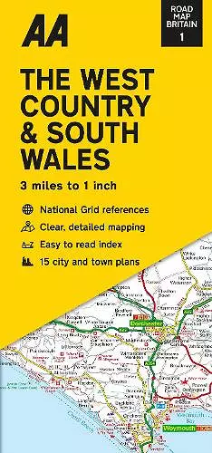 Road Map The West Country & South Wales cover