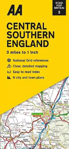 Road Map Central Southern England cover
