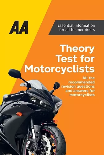 AA Theory Test for Motorcyclists cover