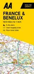 AA Road Map France, Belgium & the Netherlands cover