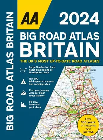 Big Road Atlas Britain 2024 cover