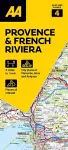 AA Road Map Provence & French Riviera cover