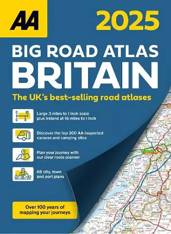 AA Big Road Atlas Britain 2025 cover