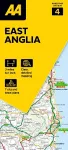 AA Road Map East Anglia cover