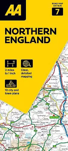 AA Road Map Northern England cover