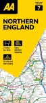 AA Road Map Northern England cover
