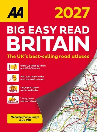 AA Big Easy Read Atlas Britain 2027 cover