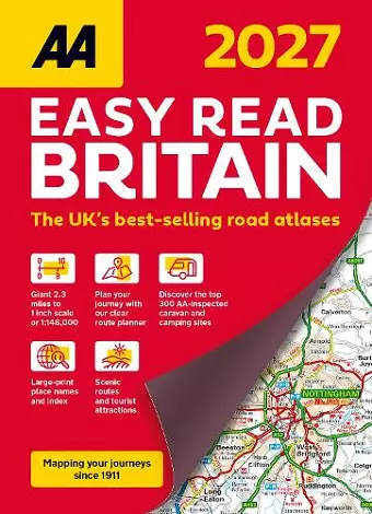 AA Easy Read Atlas Britain 2027 cover