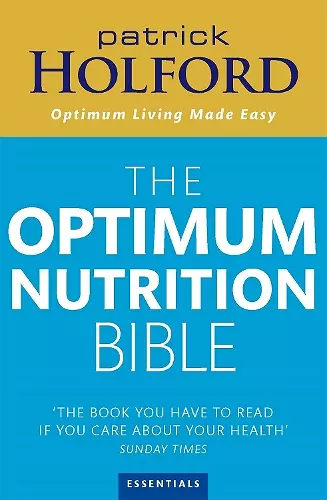 The Optimum Nutrition Bible cover