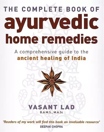 The Complete Book Of Ayurvedic Home Remedies cover