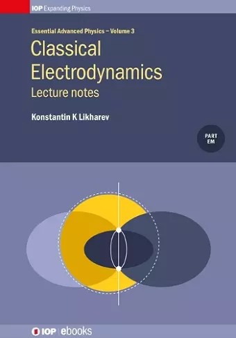 Classical Electrodynamics: Lecture notes cover