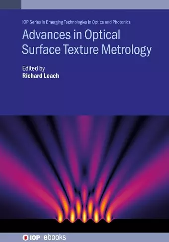 Advances in Optical Surface Texture Metrology cover