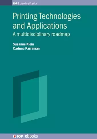 Printing Technologies and Applications cover