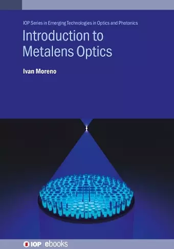 Introduction to Metalens Optics cover