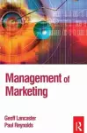 Management of Marketing cover