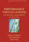 Performance Through Learning cover