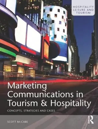 Marketing Communications in Tourism and Hospitality cover