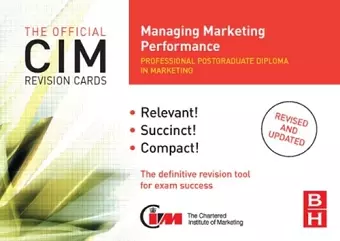 CIM Revision Cards Managing Marketing Performance cover