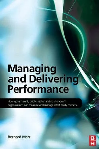 Managing and Delivering Performance cover