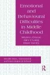 Emotional And Behavioural Difficulties In Middle Childhood cover