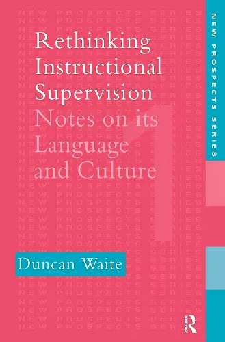 Rethinking Instructional Supervision cover