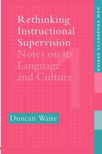 Rethinking Instructional Supervision cover