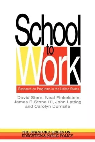 School To Work cover