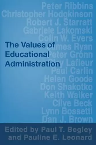 The Values of Educational Administration cover