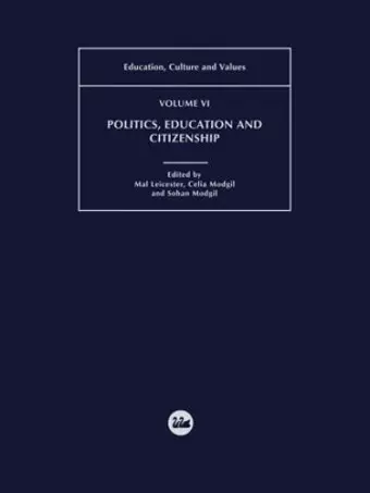 Politics, Education and Citizenship cover