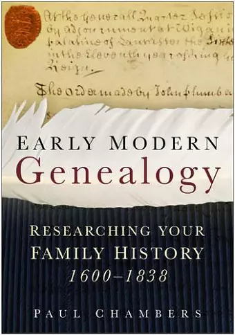 Early Modern Genealogy cover