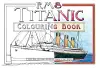 RMS Titanic Colouring Book cover