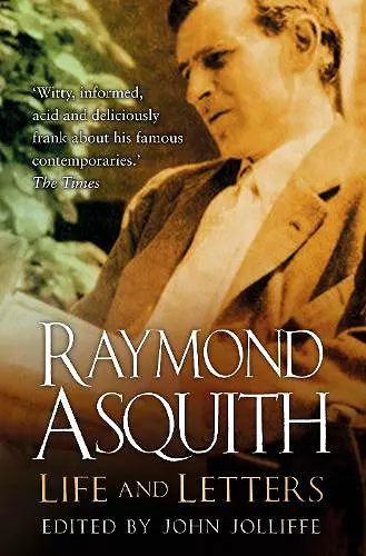 Raymond Asquith cover