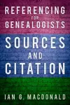 Referencing for Genealogists cover