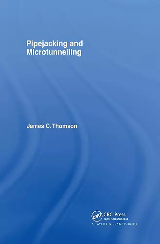 Pipejacking and Microtunnelling cover