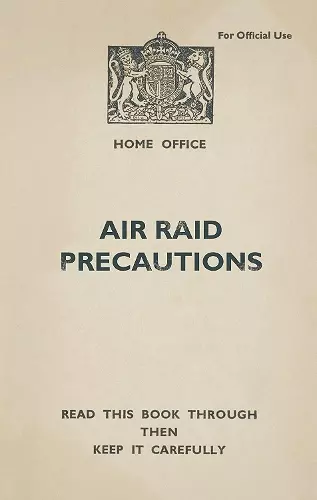 Air Raid Precautions cover