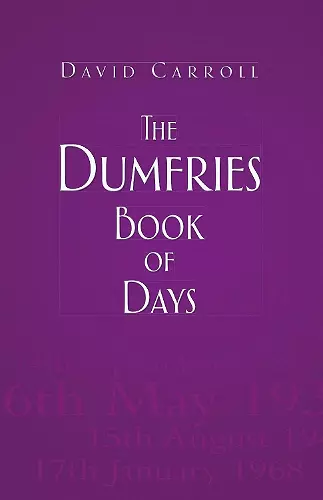 The Dumfries Book of Days cover