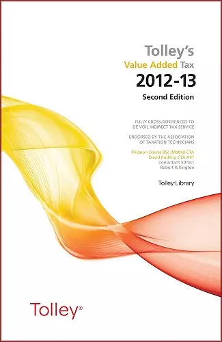 Tolley's Value Added Tax 2012 cover