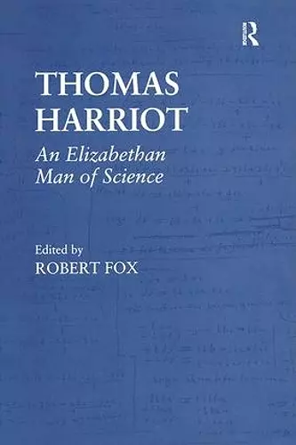 Thomas Harriot cover