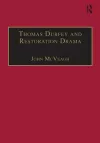 Thomas Durfey and Restoration Drama cover