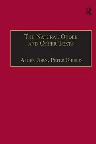 The Natural Order and Other Texts cover