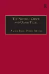 The Natural Order and Other Texts cover