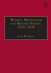 Women, Modernism and British Poetry, 1910–1939 cover